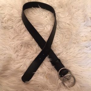 Urban Outfitters Black Leather Belt